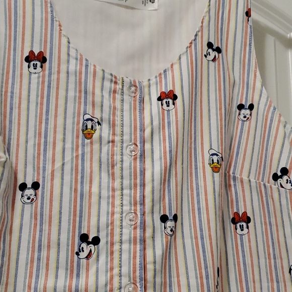 mickey mouse and friends summer fun woven dress for women